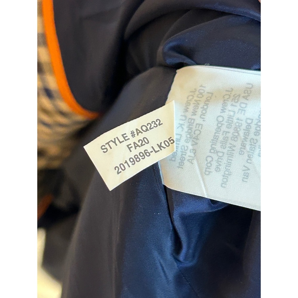 J.Crew Boyfriend Blazer Italian Stretch Wool Tollegno 1900 Plaid AQ232 Size 2 - Picture 5 of 7